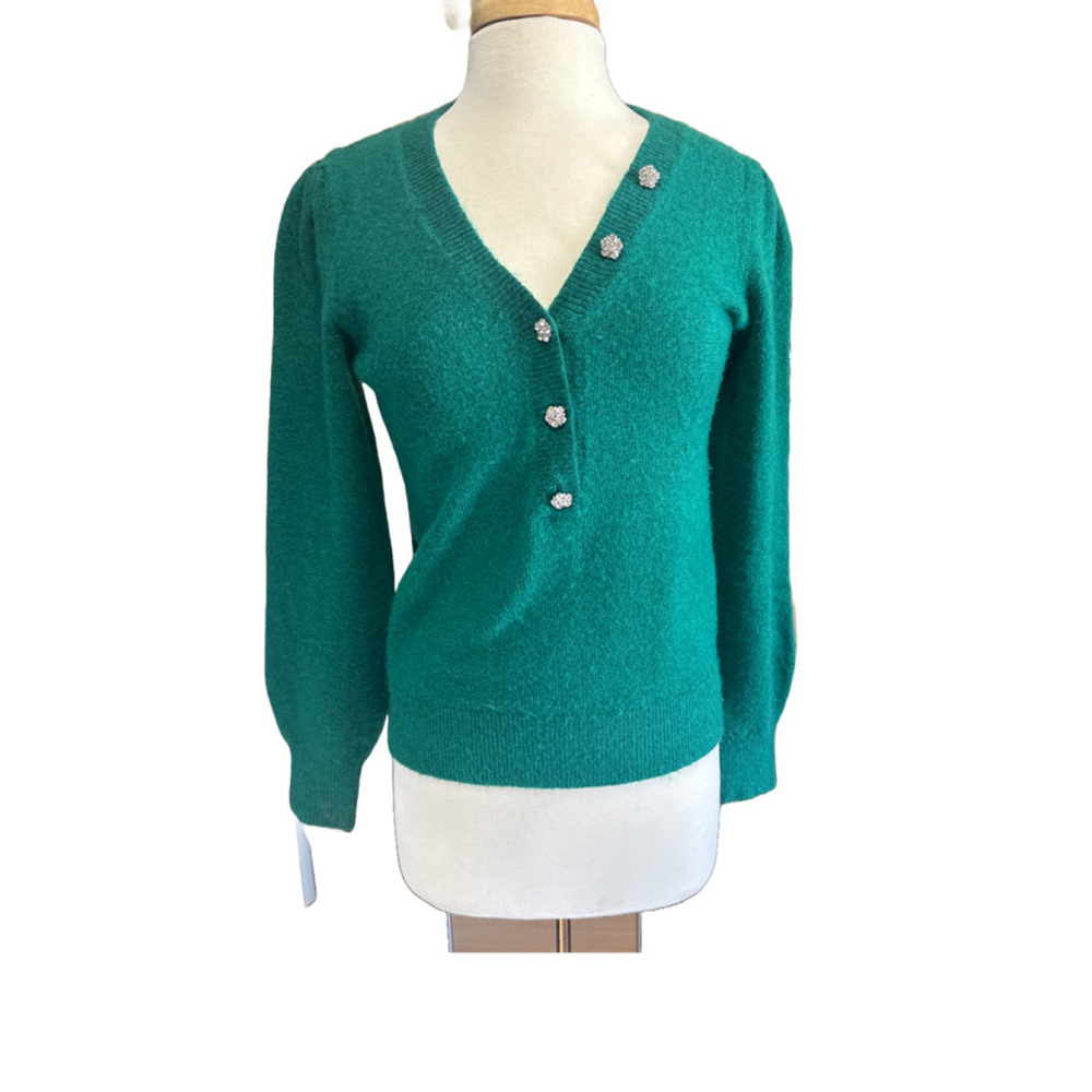 LOFT Green Sweater Size S